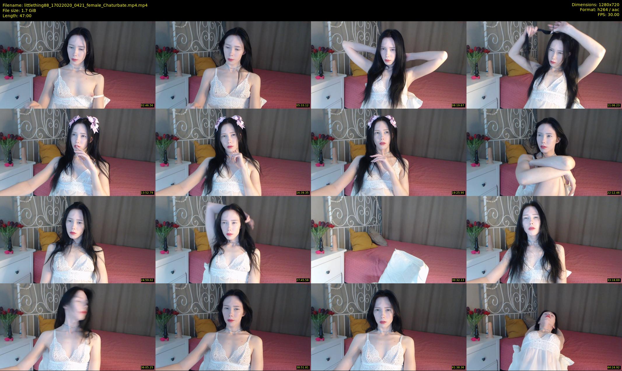 littlething88 — 47 minute Chaturbate female cam show recording, 720p, Feb 17, 2020