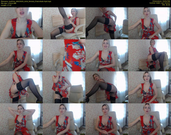mallinia — 18 minute Chaturbate female cam show recording, 720p, Feb 16, 2020