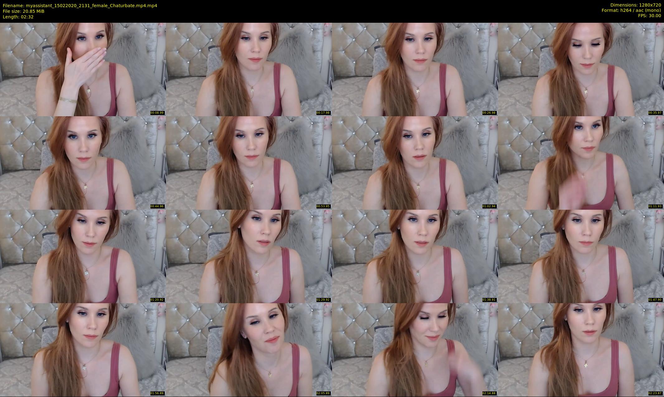 myassistant — 3 minute Chaturbate female cam show recording, 720p, Feb 15, 2020