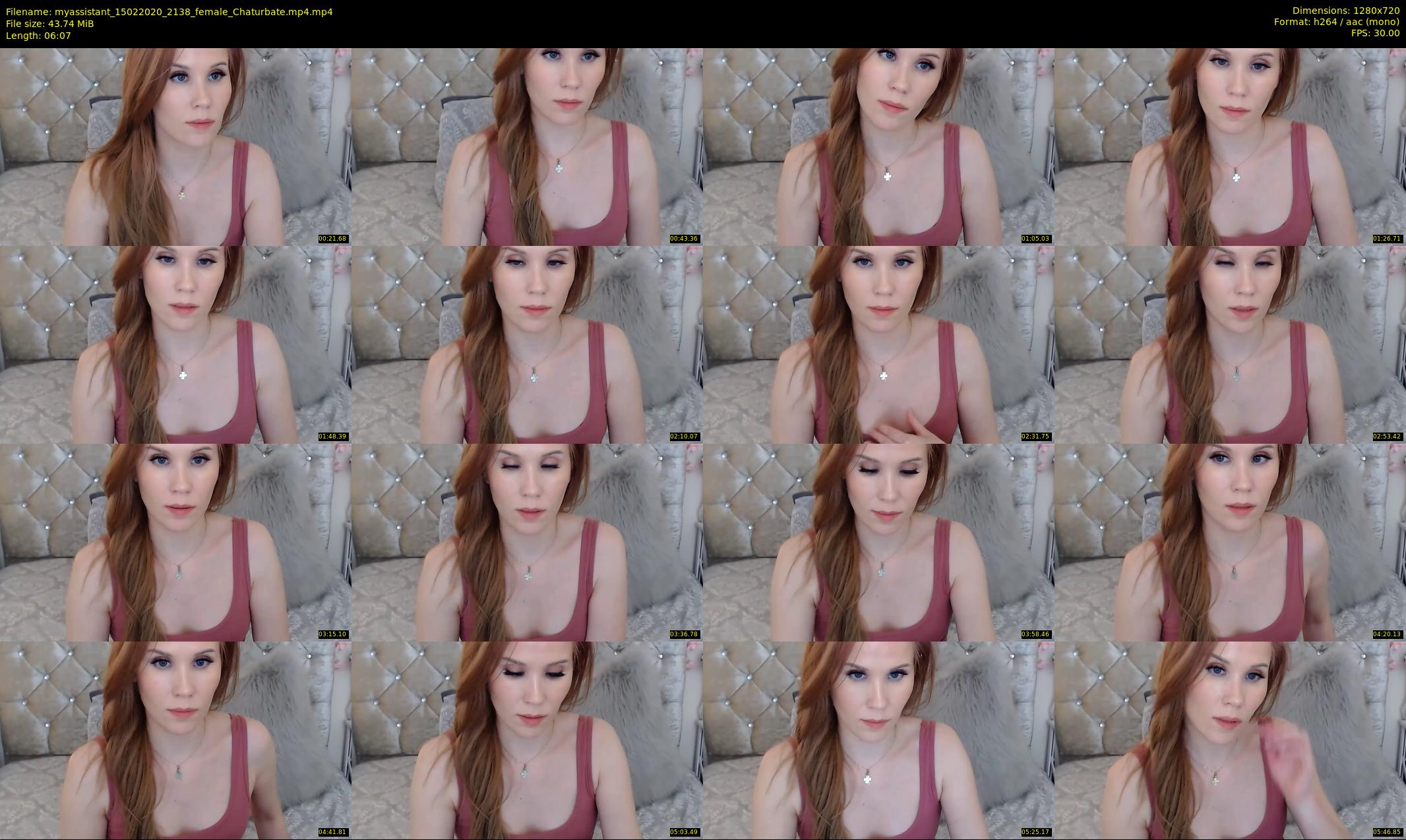 myassistant — 7 minute Chaturbate female cam show recording, 720p, Feb 15, 2020