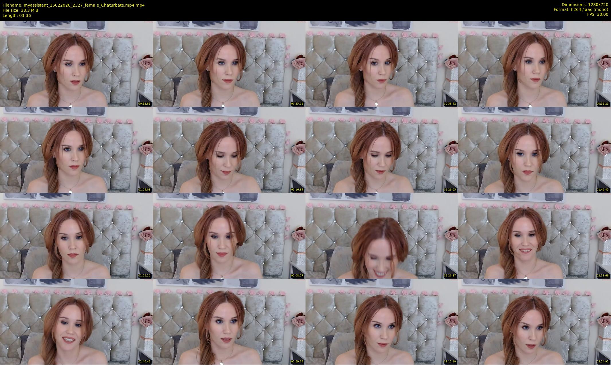 myassistant — 4 minute Chaturbate female cam show recording, 720p, Feb 16, 2020