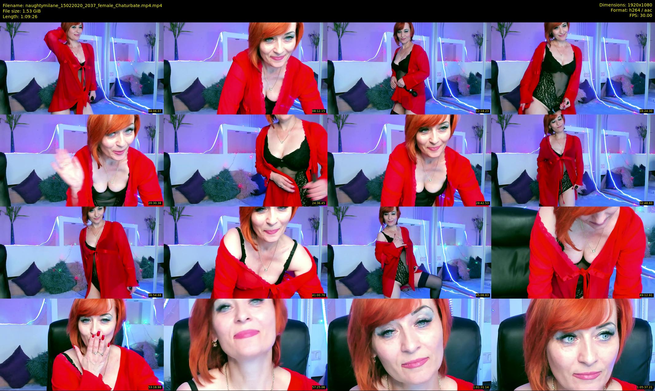 naughtymilane — 70 minute Chaturbate female cam show recording, 1080p, Feb 15, 2020