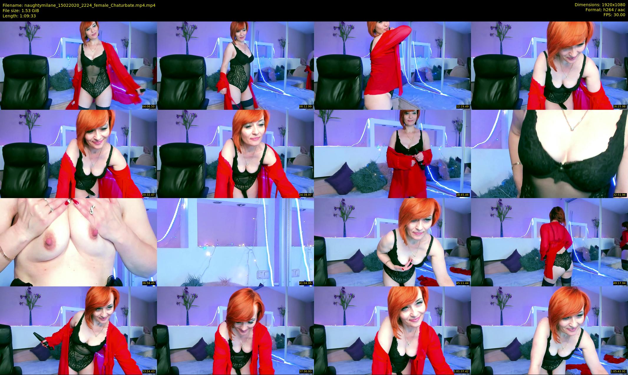 naughtymilane — 70 minute Chaturbate female cam show recording, 1080p, Feb 15, 2020
