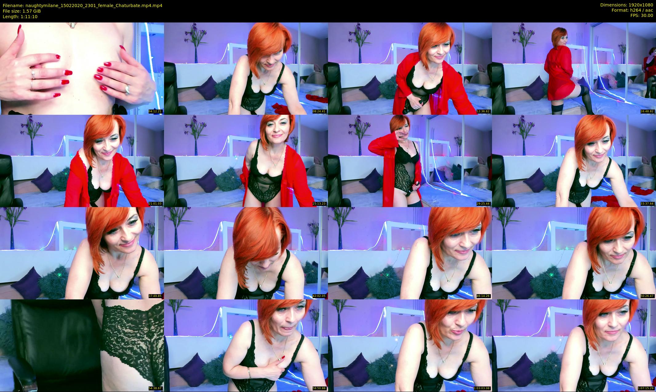 naughtymilane — 72 minute Chaturbate female cam show recording, 1080p, Feb 15, 2020