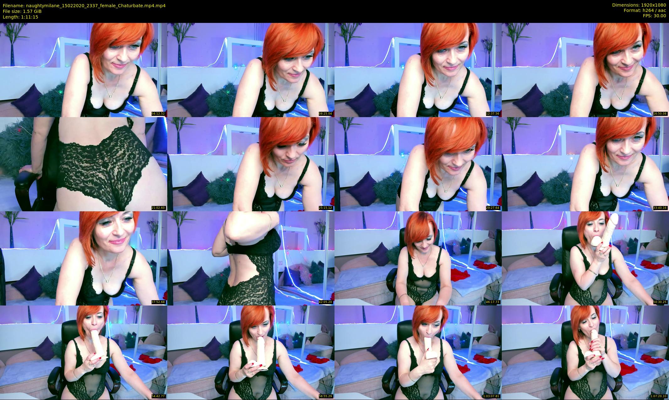 naughtymilane — 72 minute Chaturbate female cam show recording, 1080p, Feb 15, 2020