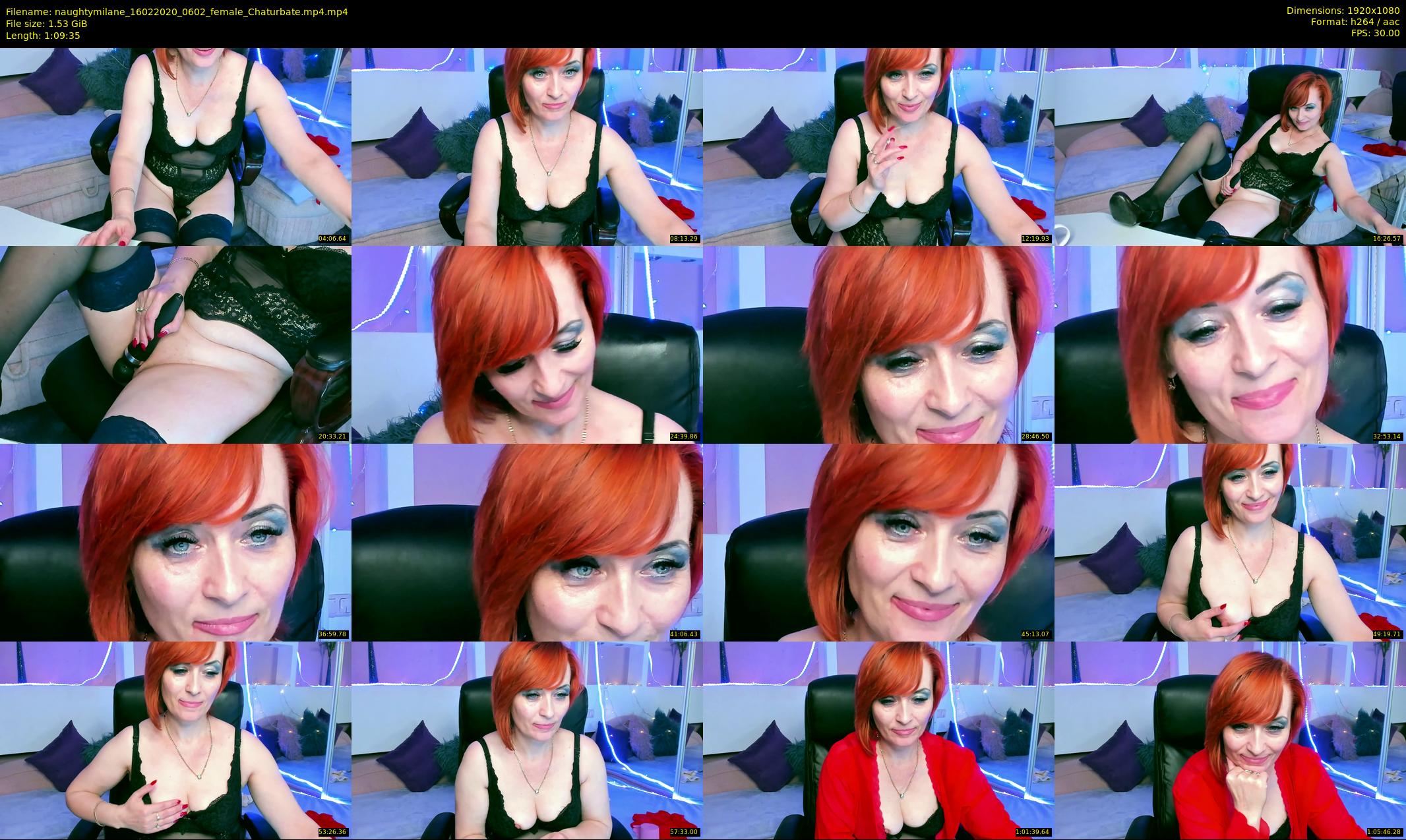 naughtymilane — 70 minute Chaturbate female cam show recording, 1080p, Feb 16, 2020