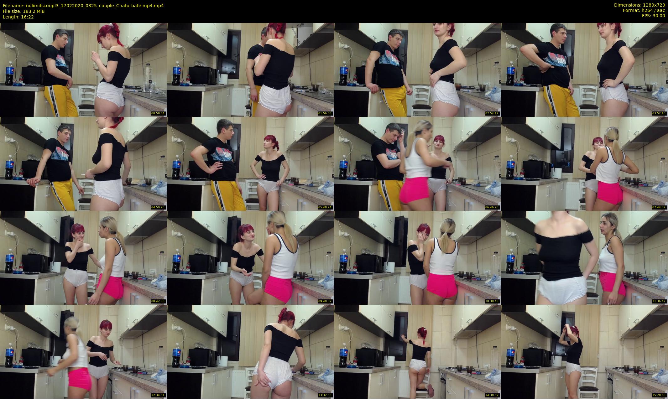 nolimitscoupl3 — 17 minute Chaturbate couple cam show recording, 720p, Feb 17, 2020