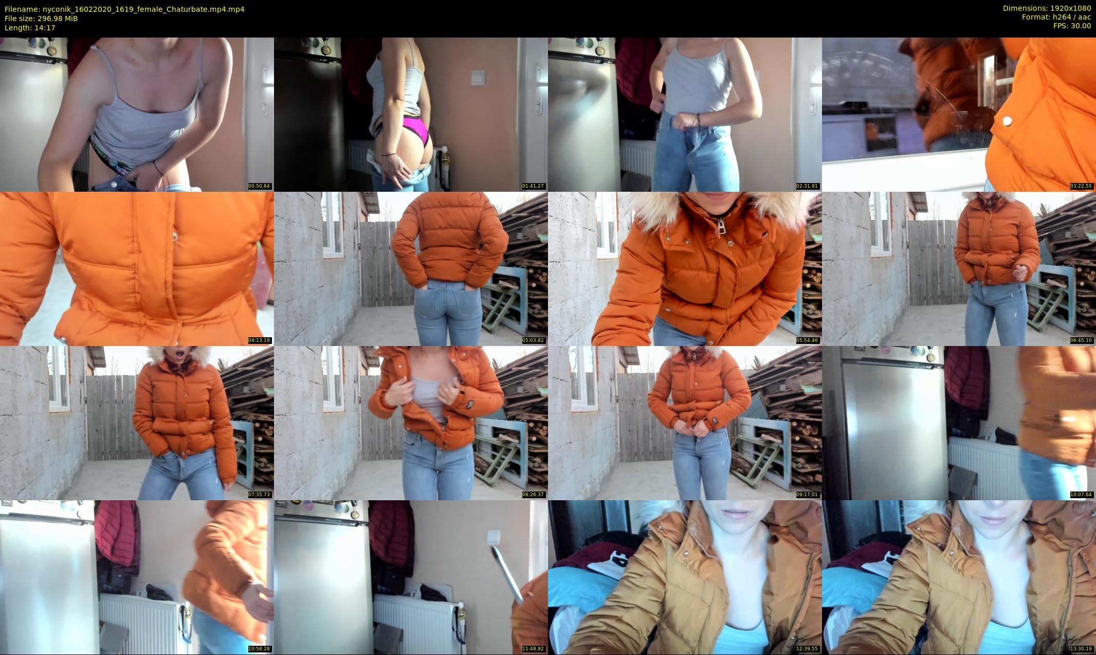 nyconik — 15 minute Chaturbate female cam show recording, 1080p, Feb 16, 2020