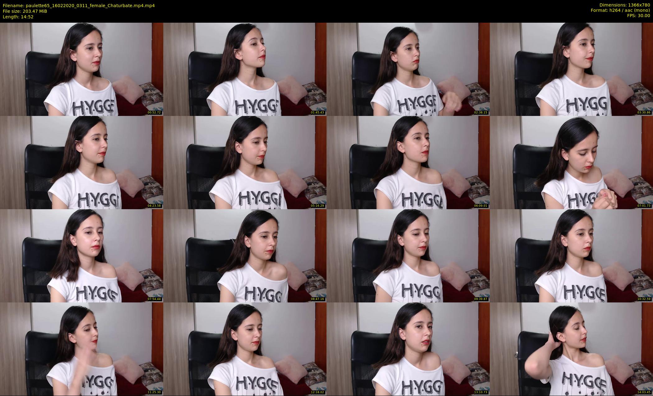 paulette65 — 15 minute Chaturbate female cam show recording, 720p, Feb 16, 2020