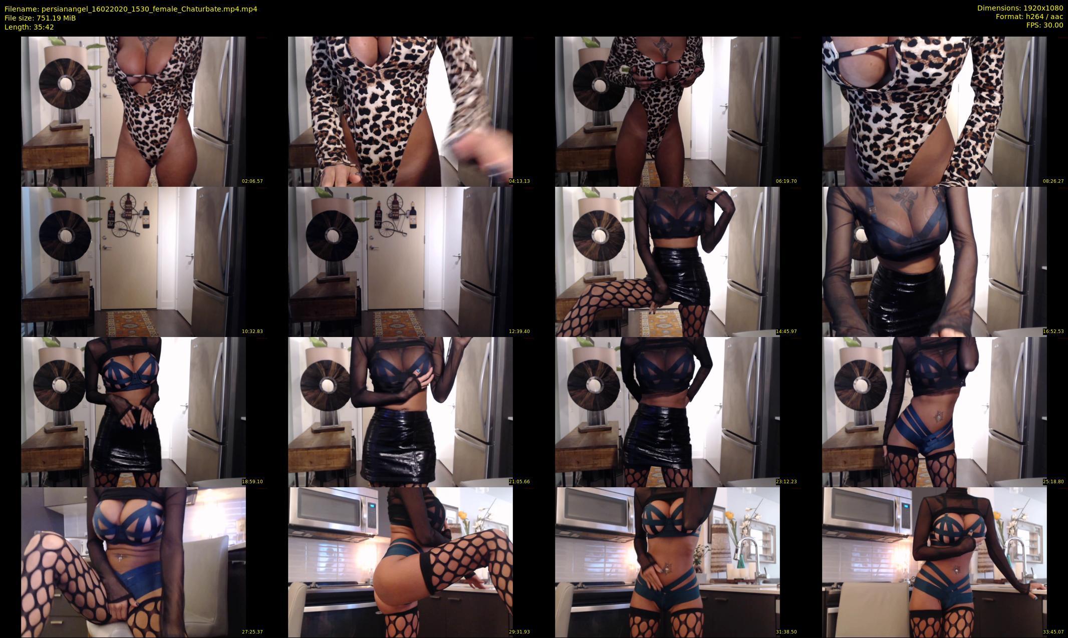 persianangel — 36 minute Chaturbate female cam show recording, 1080p, Feb 16, 2020