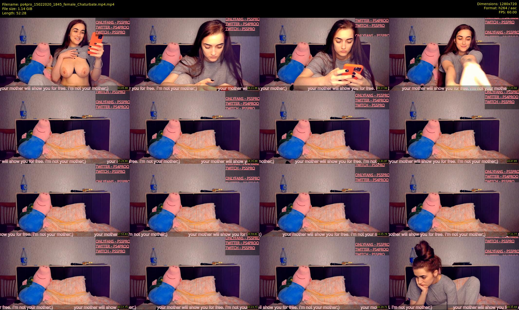 ps4pro — 53 minute Chaturbate female cam show recording, 720p, Feb 15, 2020
