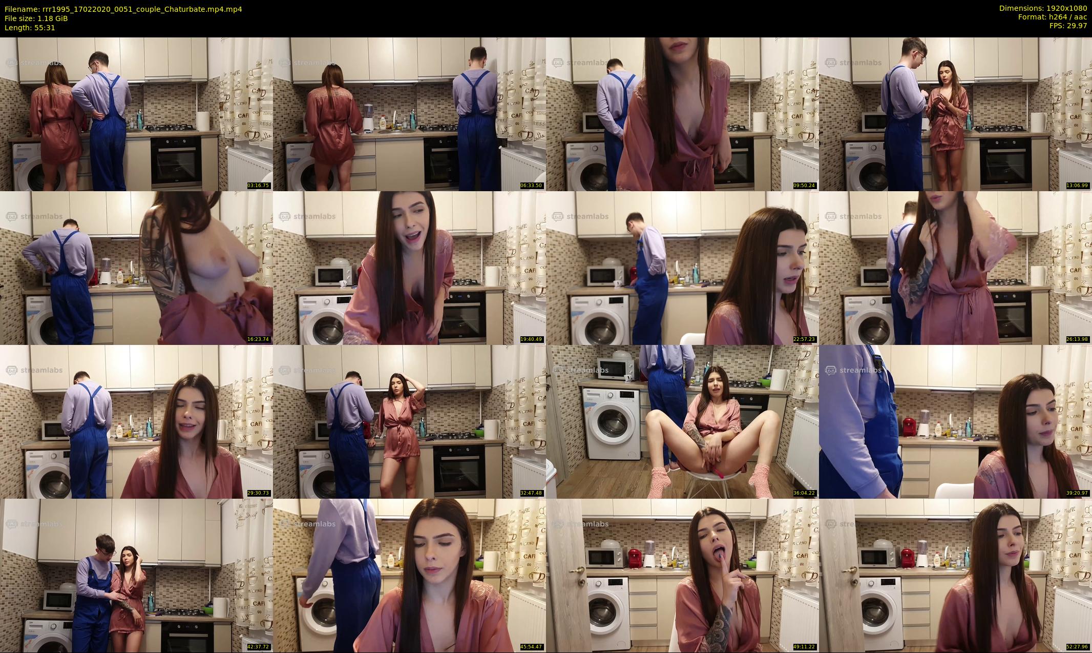 rrr1995 — 56 minute Chaturbate couple cam show recording, 1080p, Feb 17, 2020