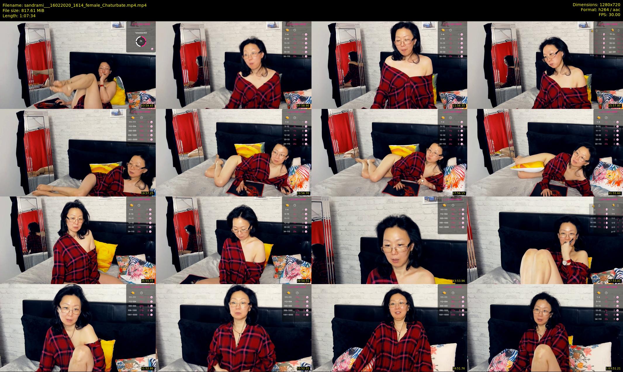 sandrami__ — 68 minute Chaturbate female cam show recording, 720p, Feb 16, 2020