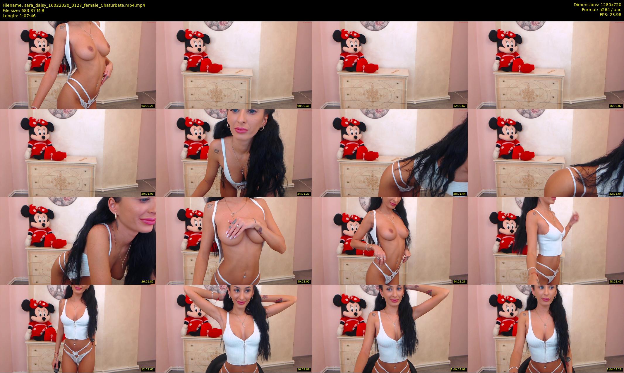 sara_daisy — 68 minute Chaturbate female cam show recording, 720p, Feb 16, 2020