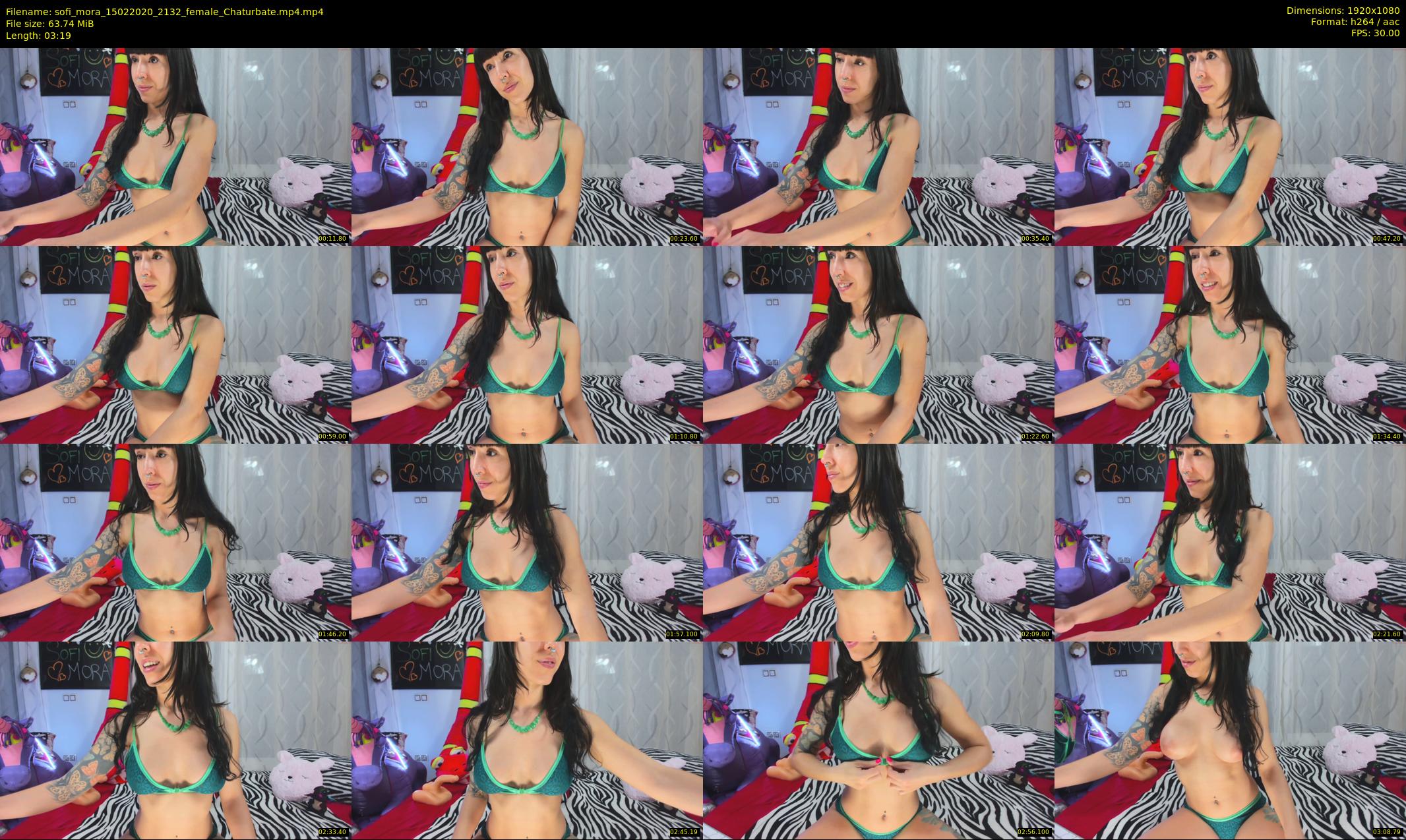 sofi_mora — 4 minute Chaturbate female cam show recording, 1080p, Feb 15, 2020