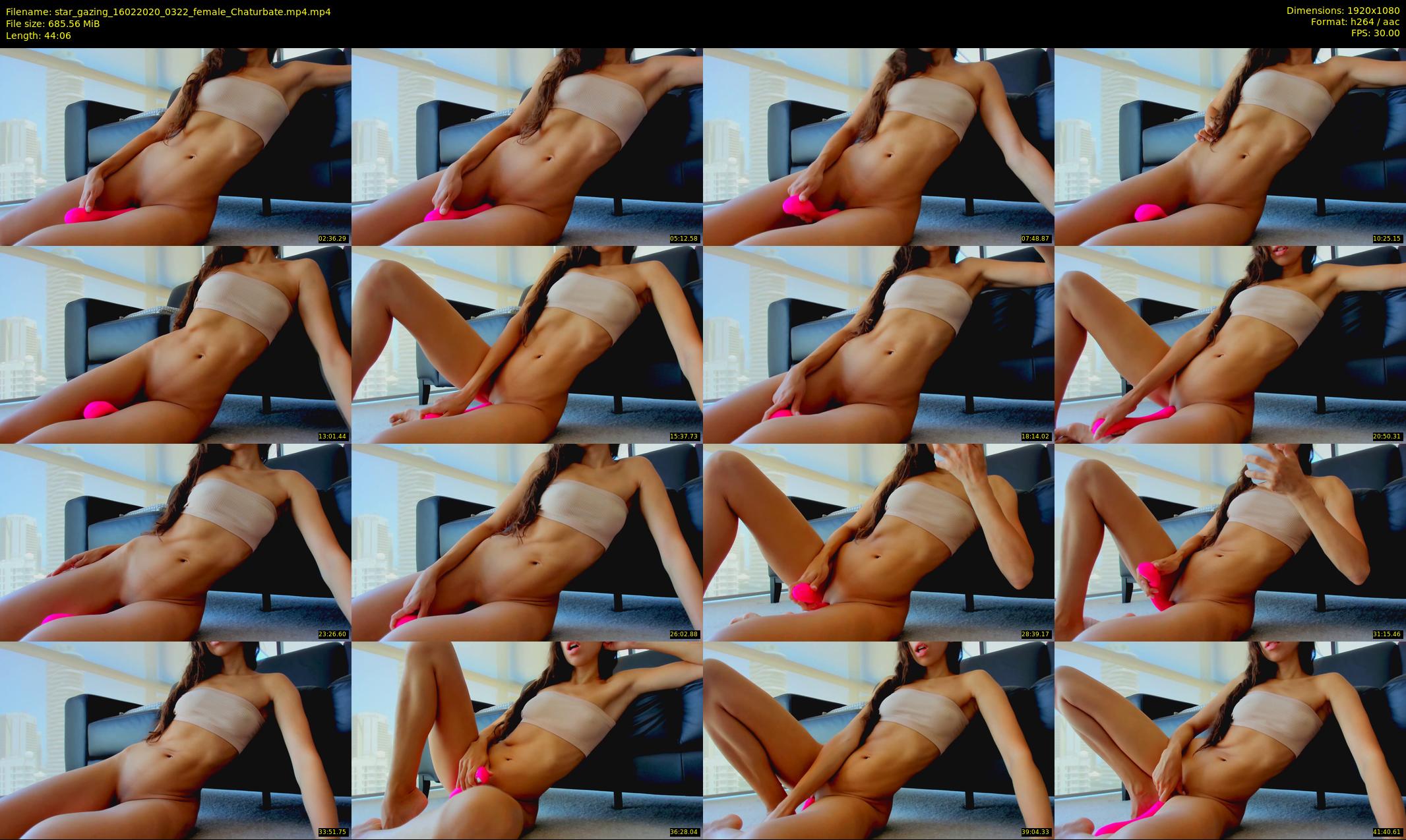 star_gazing — 45 minute Chaturbate female cam show recording, 1080p, Feb 16, 2020