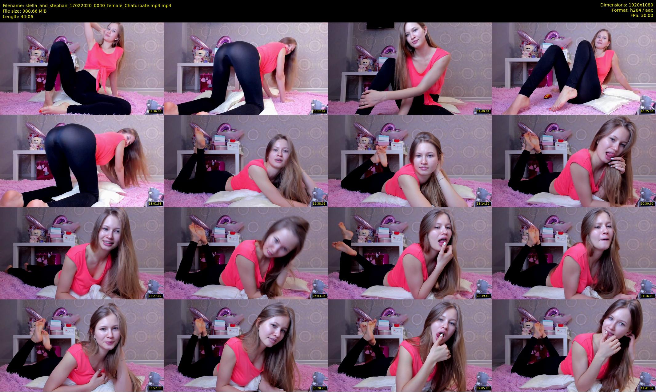 stella_and_stephan — 45 minute Chaturbate couple cam show recording, 1080p, Feb 17, 2020