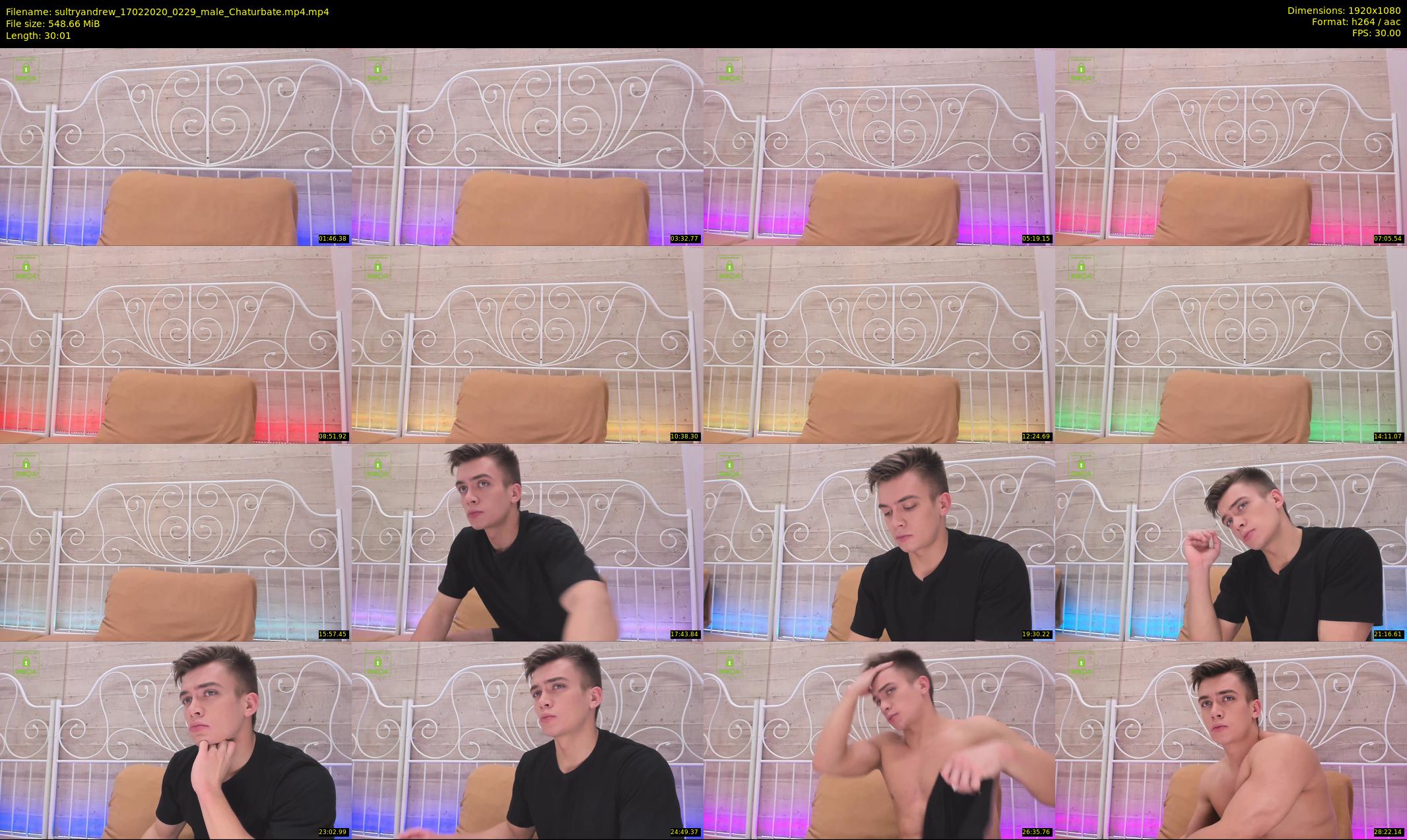 sultryandrew — 31 minute Chaturbate male cam show recording, 1080p, Feb 17, 2020