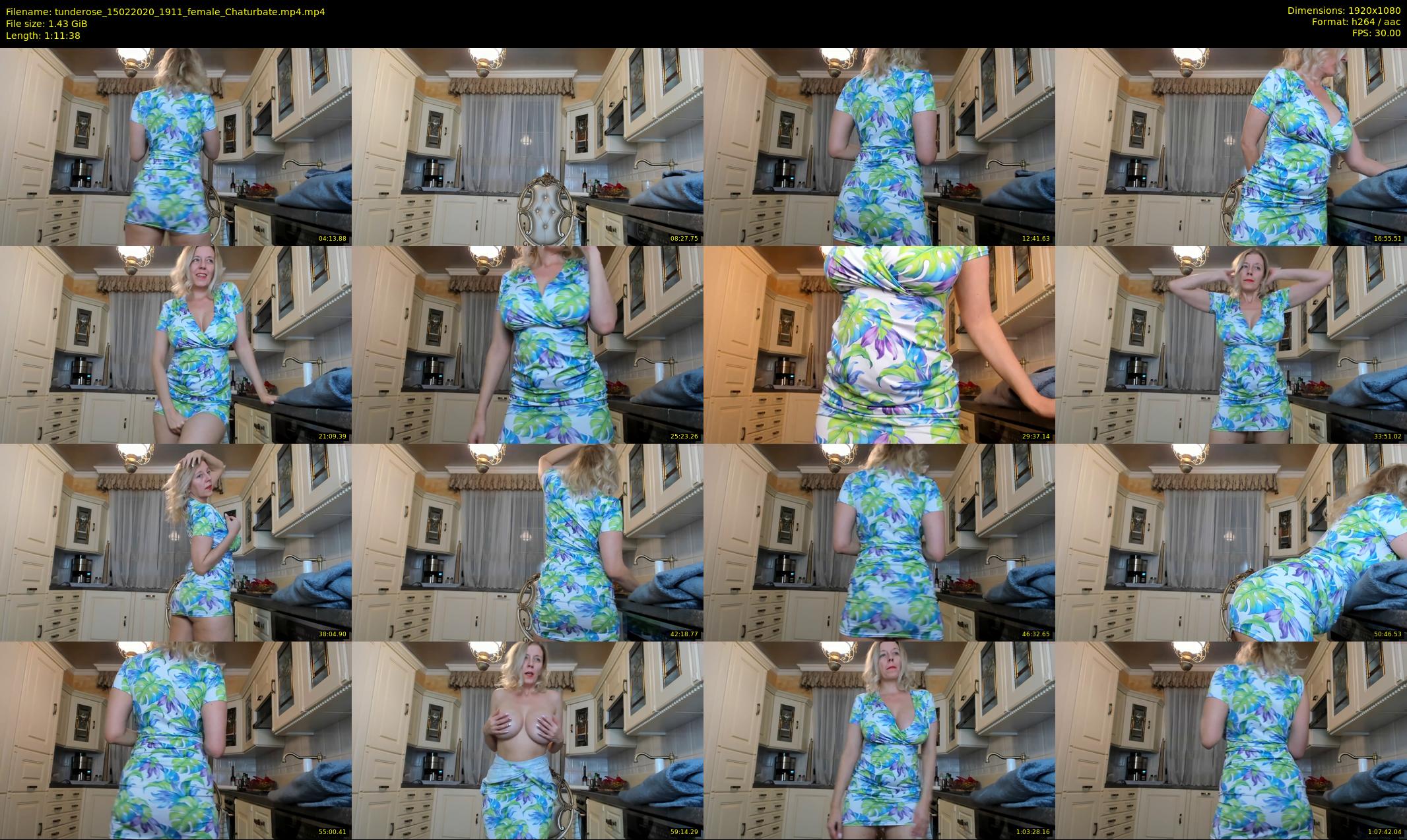 tunderose — 72 minute Chaturbate female cam show recording, 1080p, Feb 15, 2020