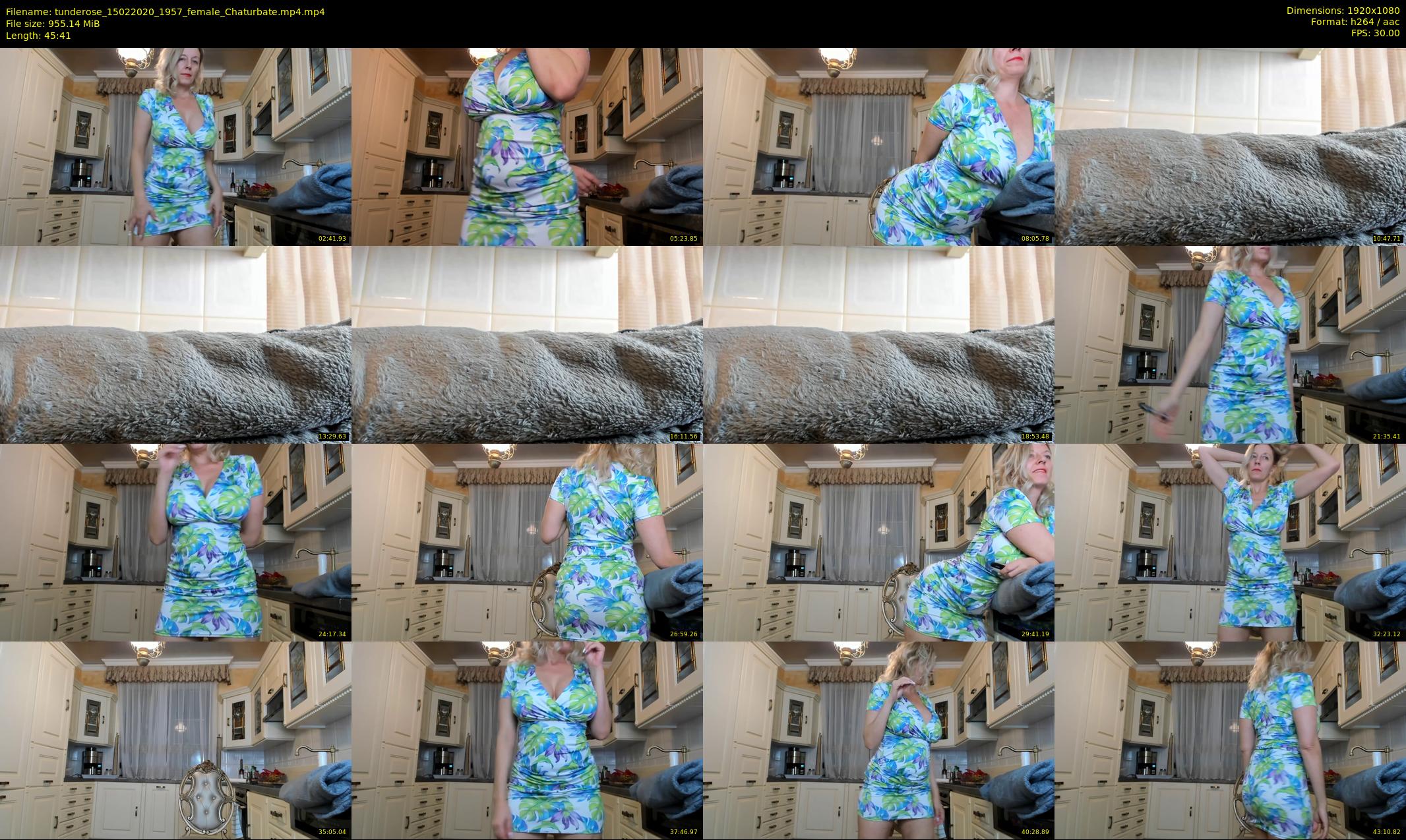 tunderose — 46 minute Chaturbate female cam show recording, 1080p, Feb 15, 2020