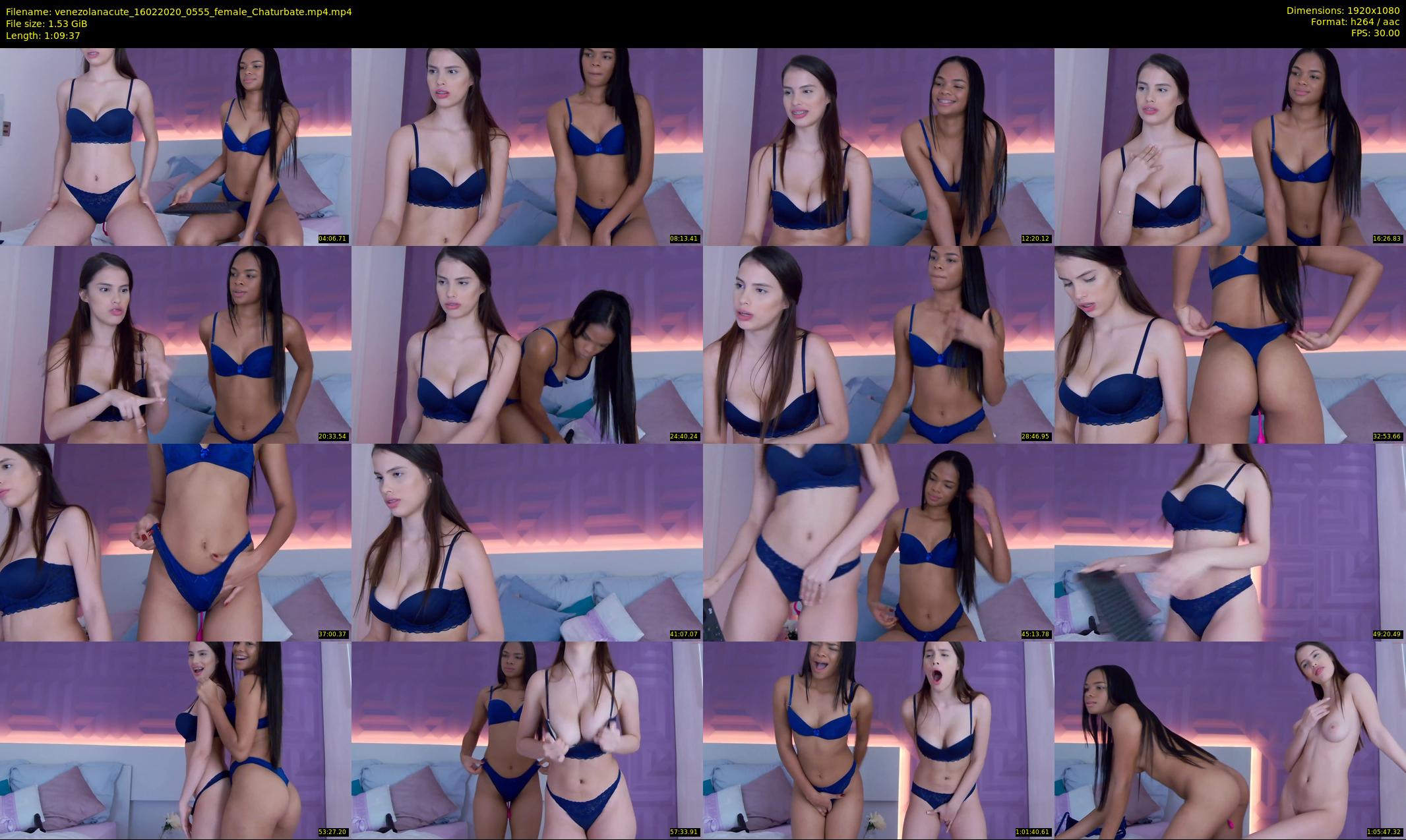 venezolanacute — 70 minute Chaturbate female cam show recording, 1080p, Feb 16, 2020
