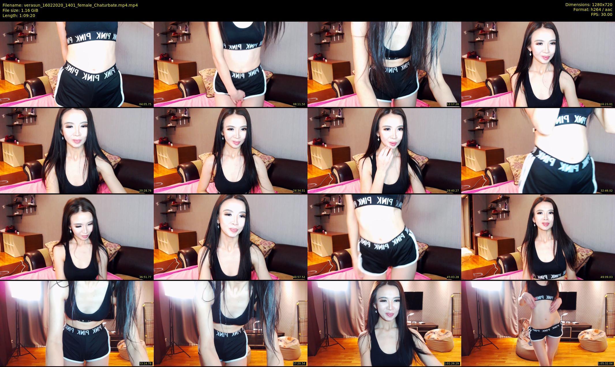 verasun — 70 minute Chaturbate female cam show recording, 720p, Feb 16, 2020