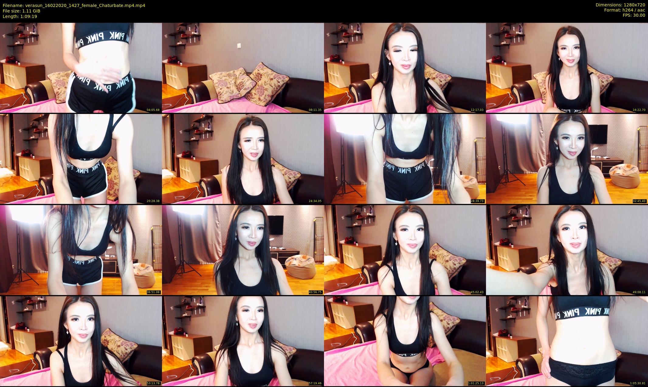 verasun — 70 minute Chaturbate female cam show recording, 720p, Feb 16, 2020
