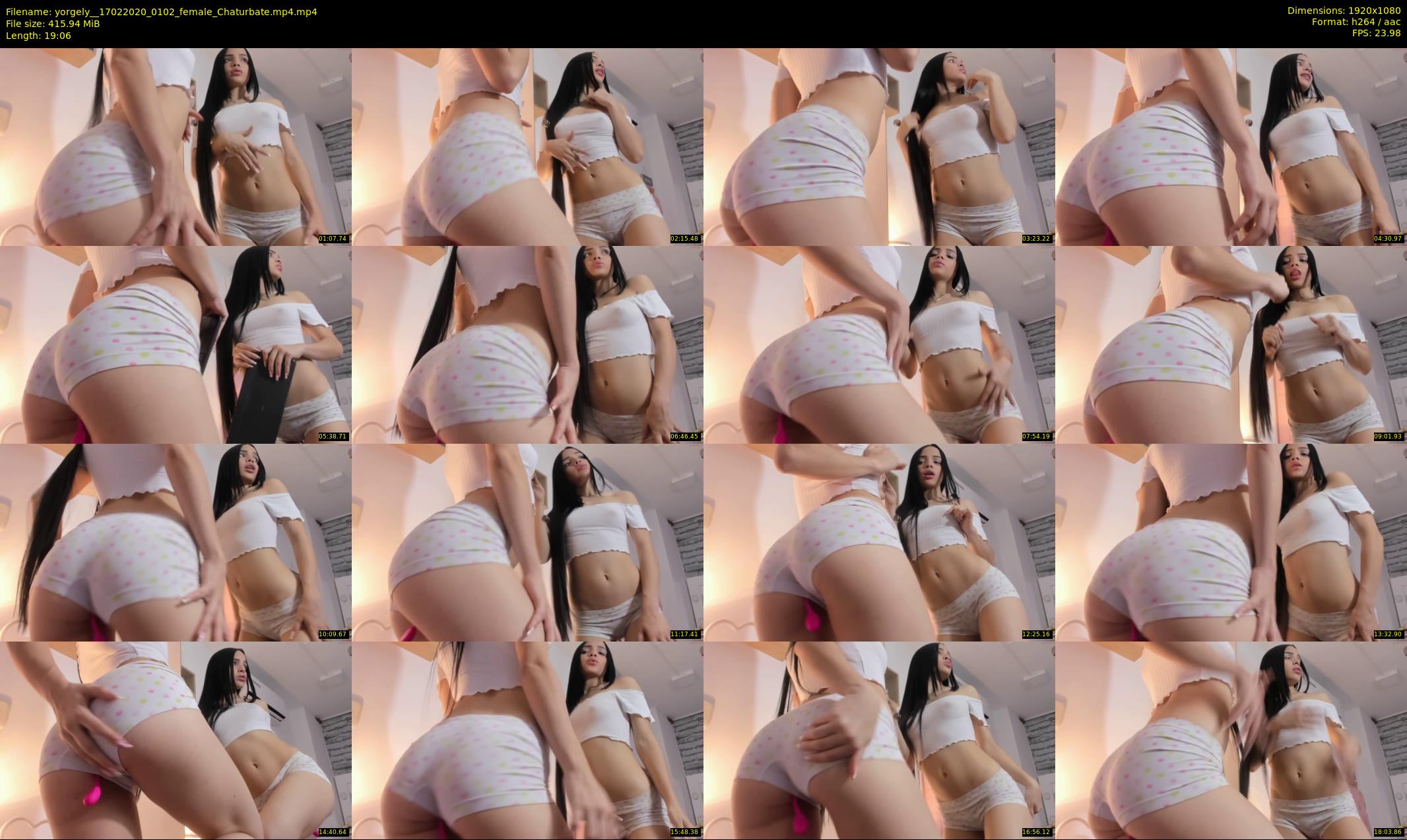yorgely_ — 20 minute Chaturbate female cam show recording, 1080p, Feb 17, 2020