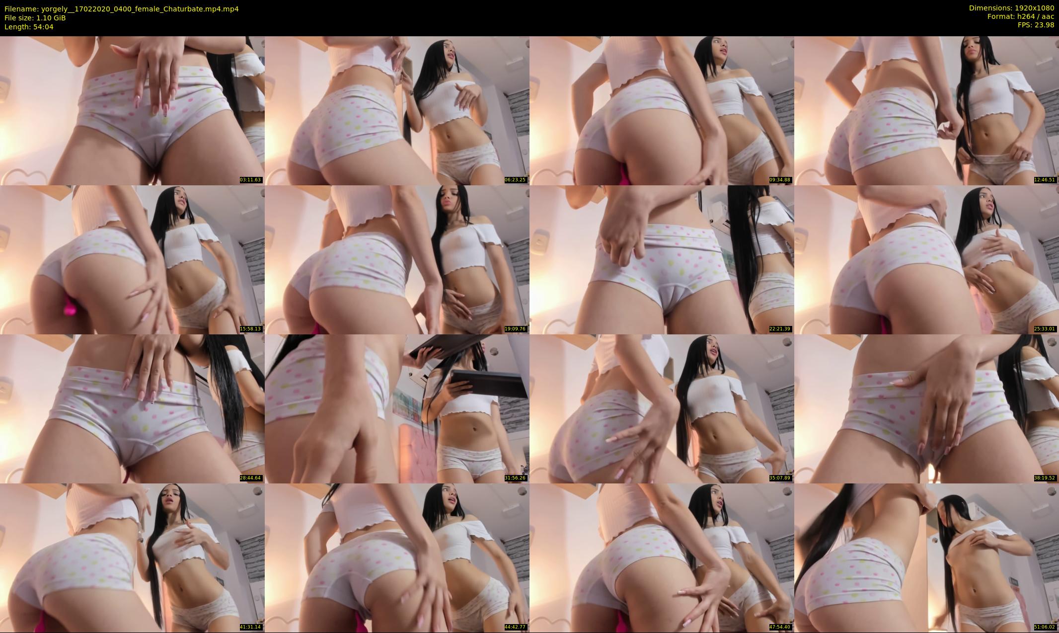 yorgely_ — 55 minute Chaturbate female cam show recording, 1080p, Feb 17, 2020