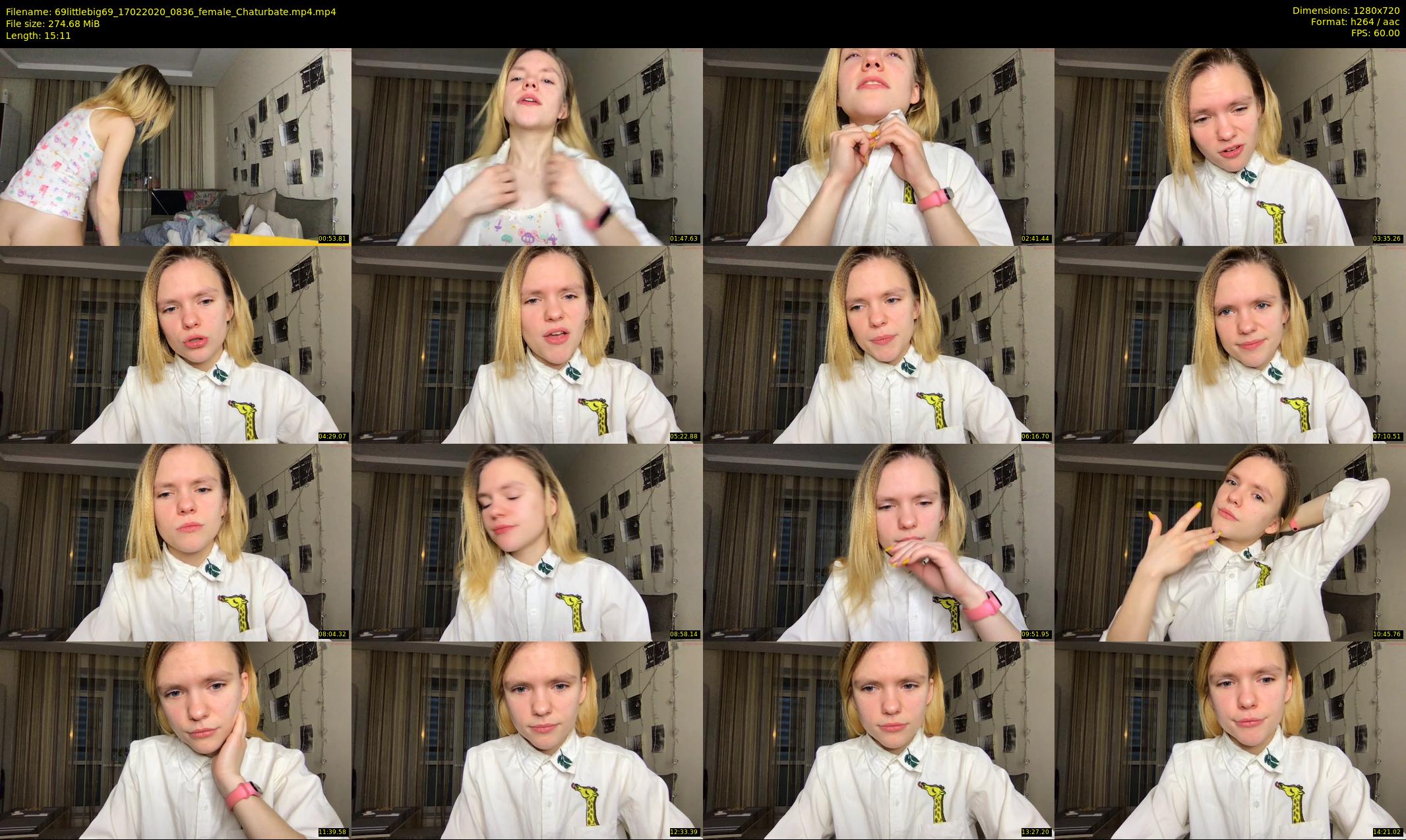 69littlebig69 — 16 minute Chaturbate couple cam show recording, 720p, Feb 17, 2020