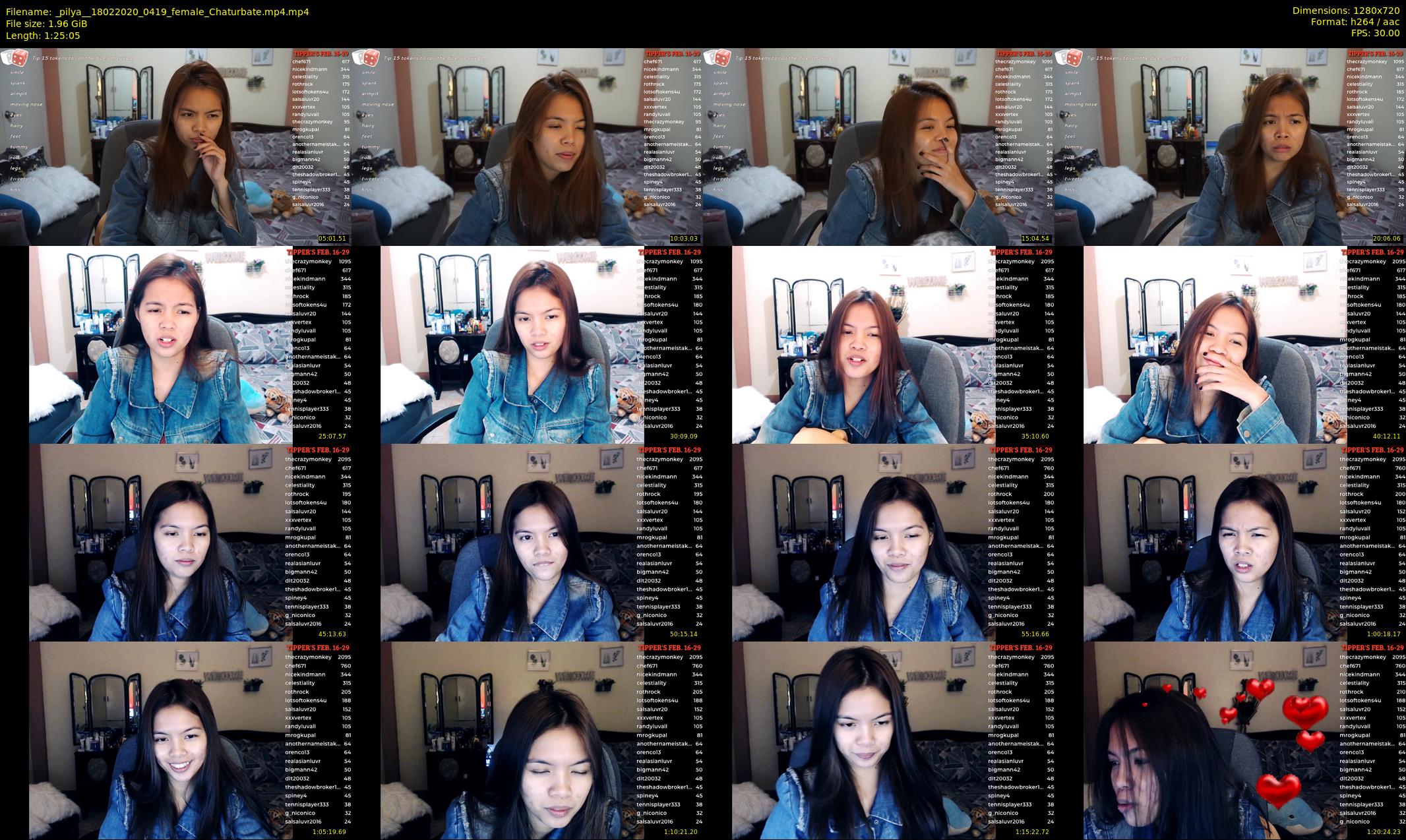 _pilya_ — 86 minute Chaturbate female cam show recording, 720p, Feb 18, 2020
