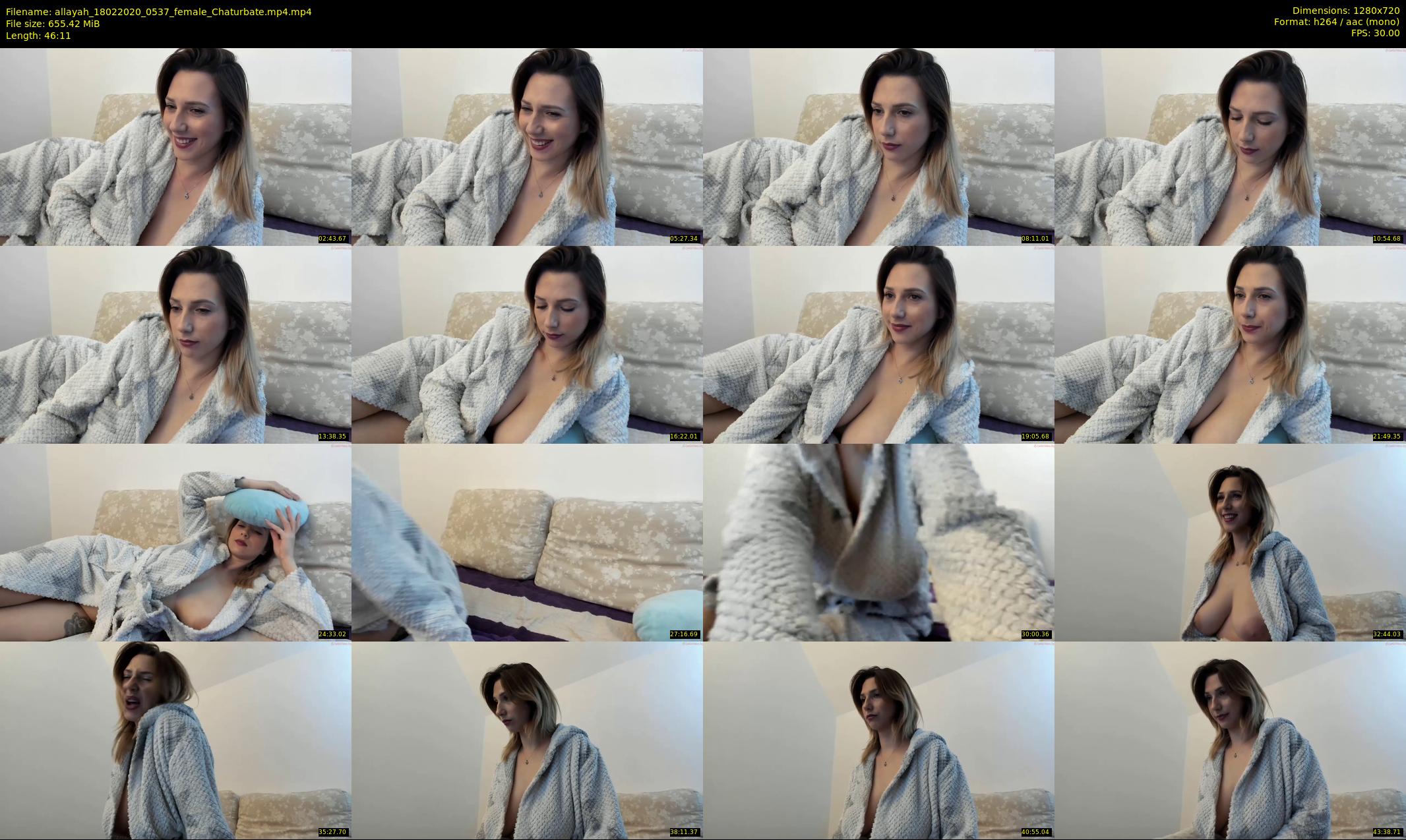 allayah — 47 minute Chaturbate female cam show recording, 720p, Feb 18, 2020