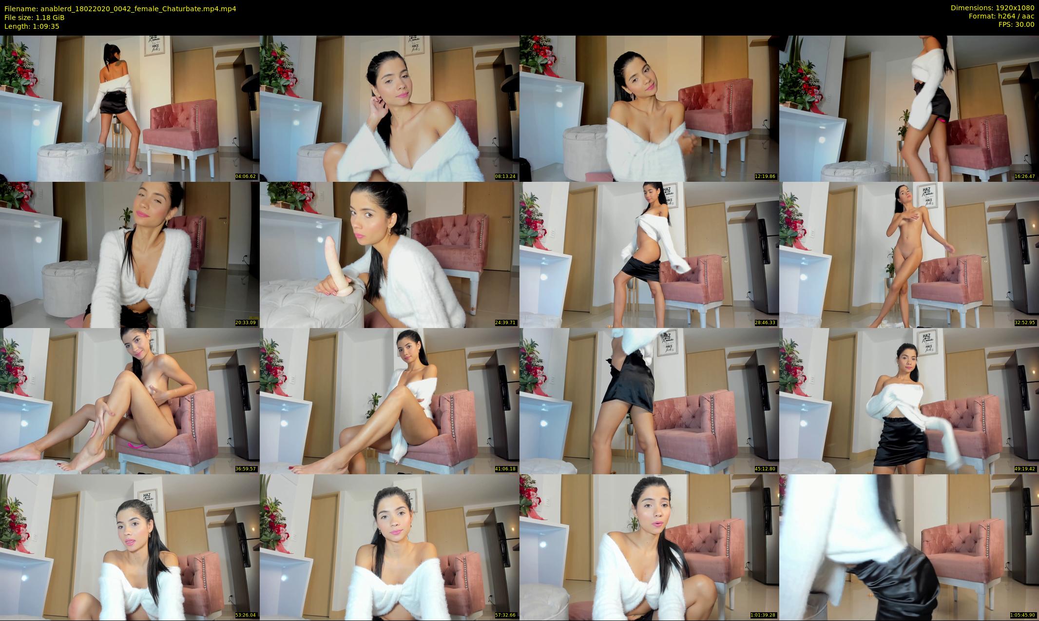 anablerd — 70 minute Chaturbate female cam show recording, 1080p, Feb 18, 2020