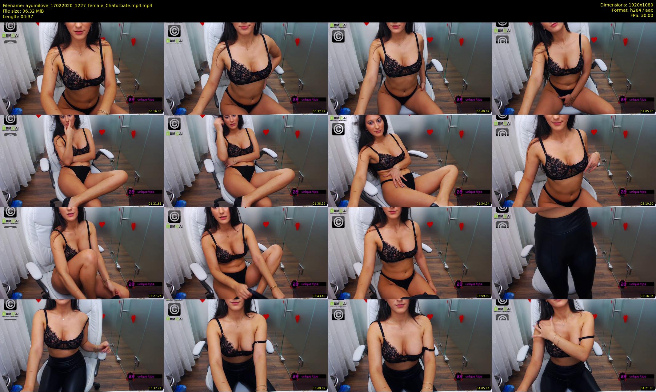 ayumilove — 5 minute Chaturbate female cam show recording, 1080p, Feb 17, 2020