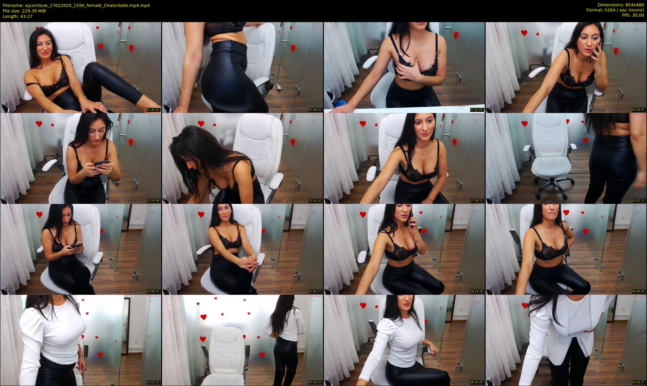 ayumilove — 44 minute Chaturbate female cam show recording, 480p, Feb 17, 2020