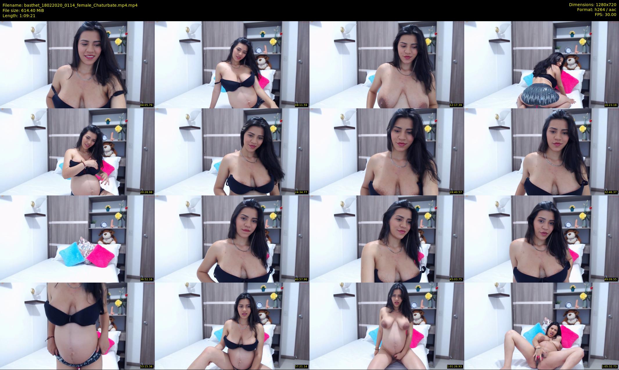 basthet — 70 minute Chaturbate female cam show recording, 720p, Feb 18, 2020