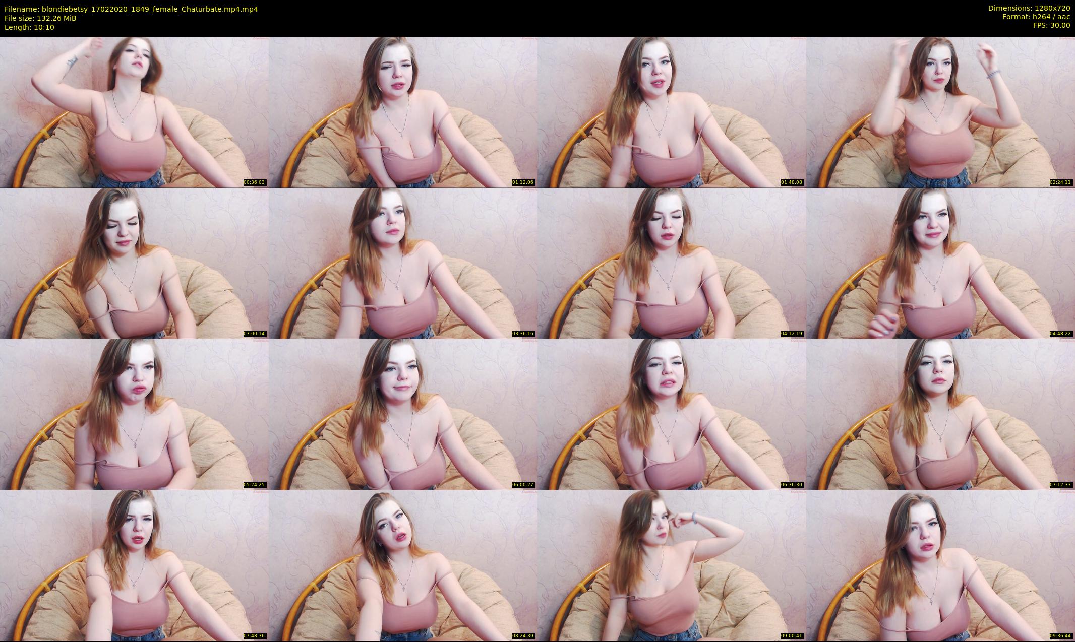 blondiebetsy — 11 minute Chaturbate female cam show recording, 720p, Feb 17, 2020