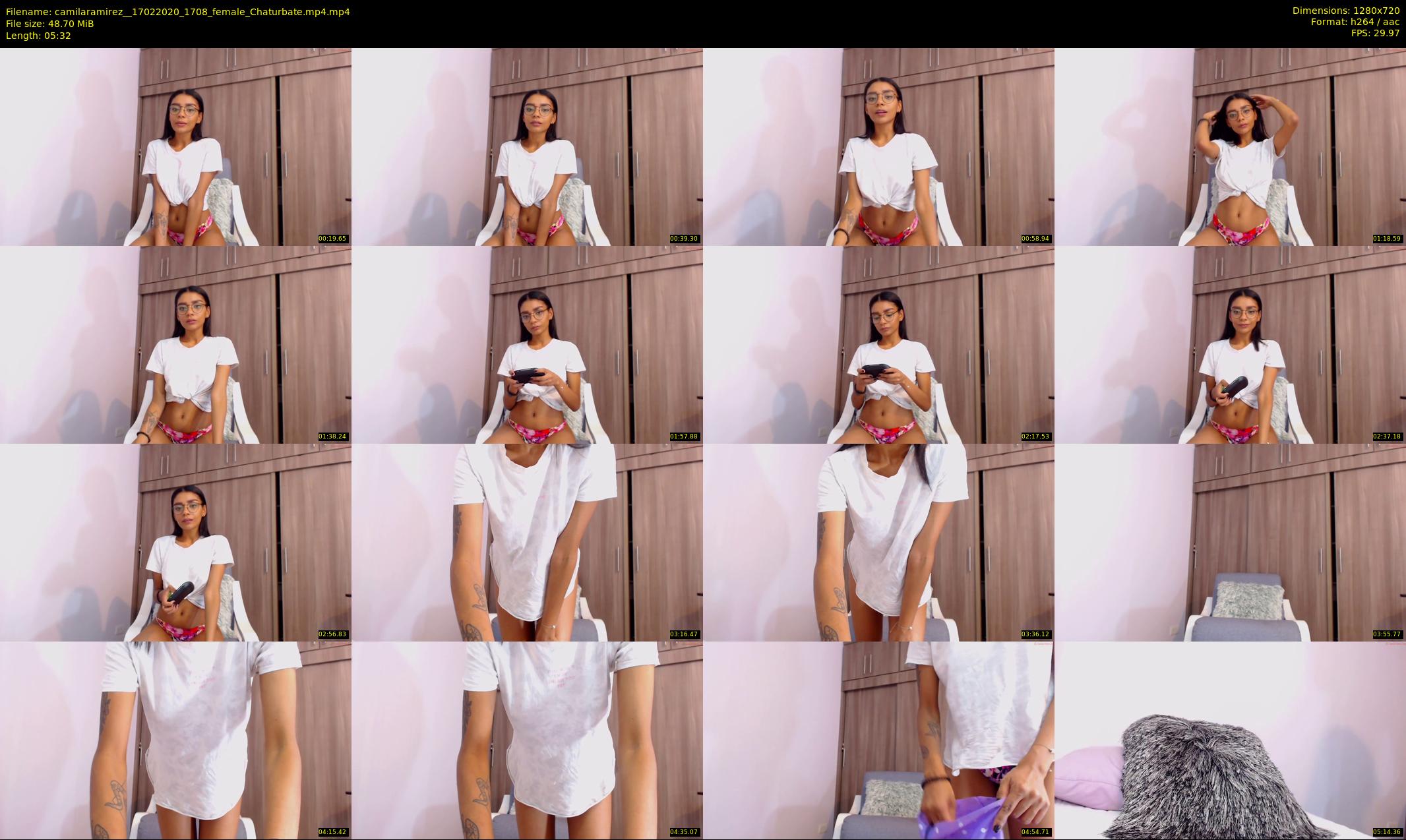 camilaramirez_ — 6 minute Chaturbate female cam show recording, 720p, Feb 17, 2020