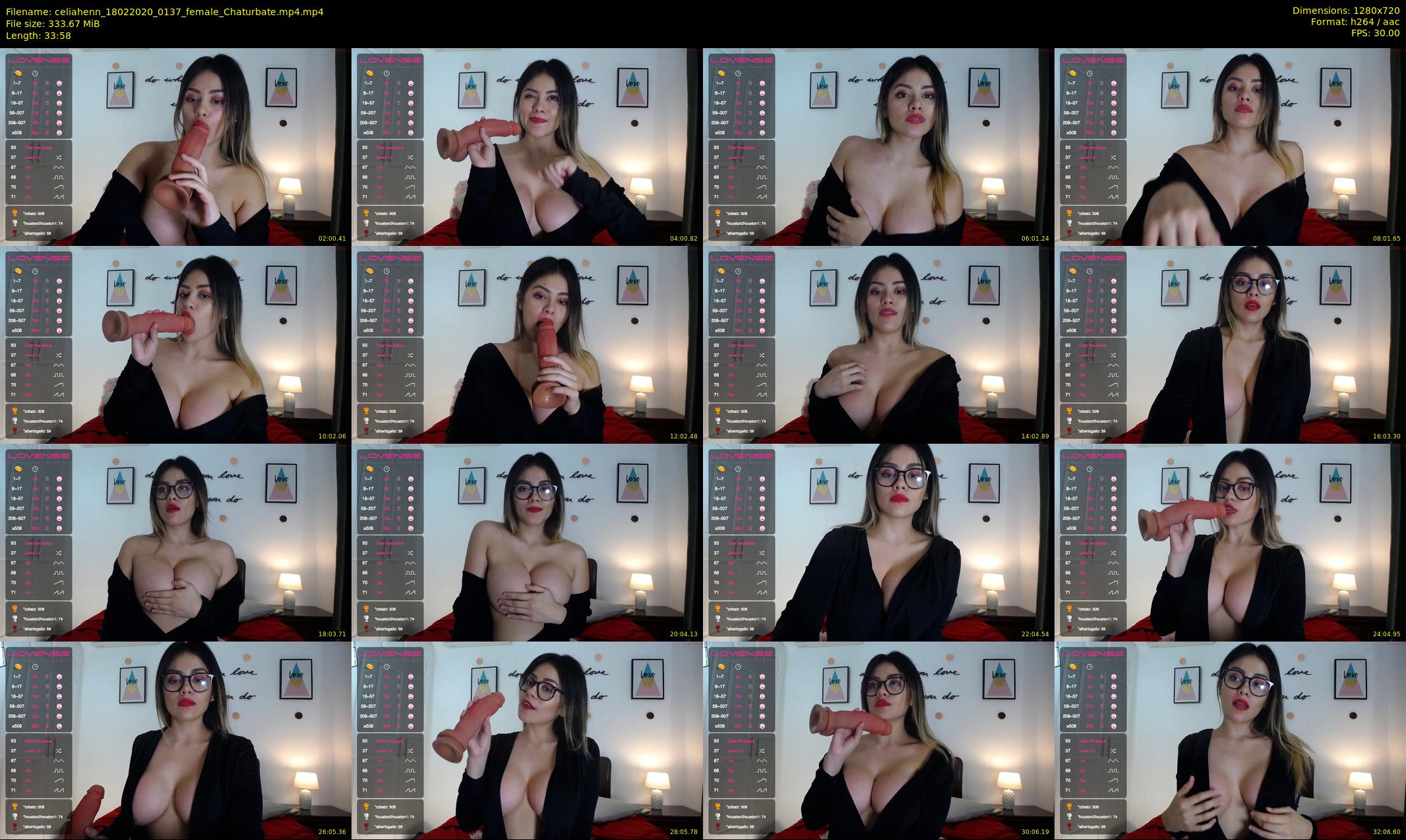 celiahenn — 34 minute Chaturbate female cam show recording, 720p, Feb 18, 2020