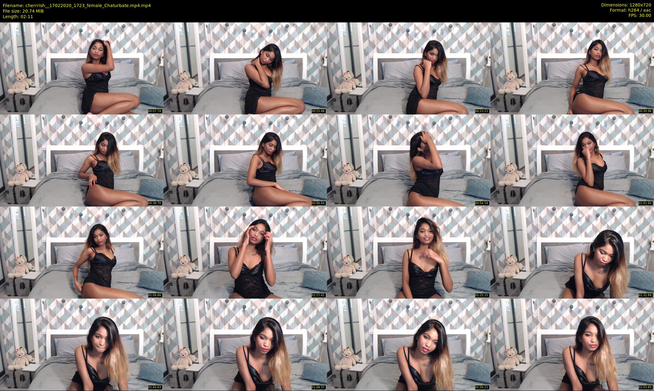 cherrrish_ — 3 minute Chaturbate female cam show recording, 720p, Feb 17, 2020
