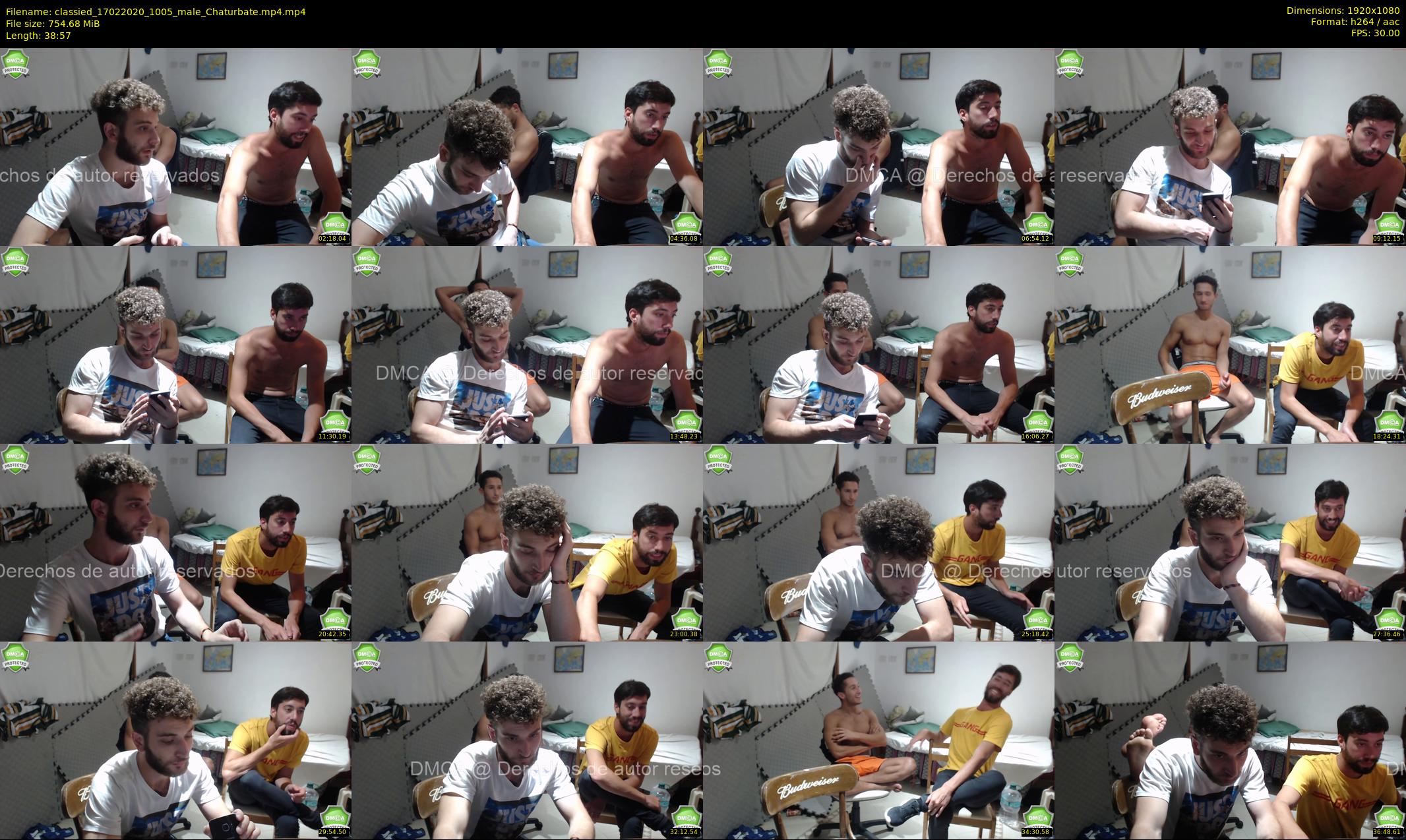 classied — 39 minute Chaturbate male cam show recording, 1080p, Feb 17, 2020