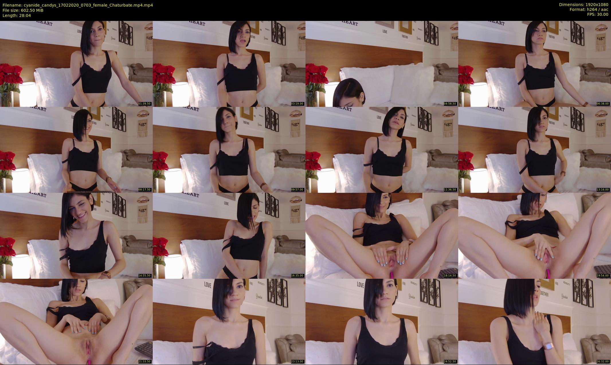 cyanide_candys — 29 minute Chaturbate female cam show recording, 1080p, Feb 17, 2020