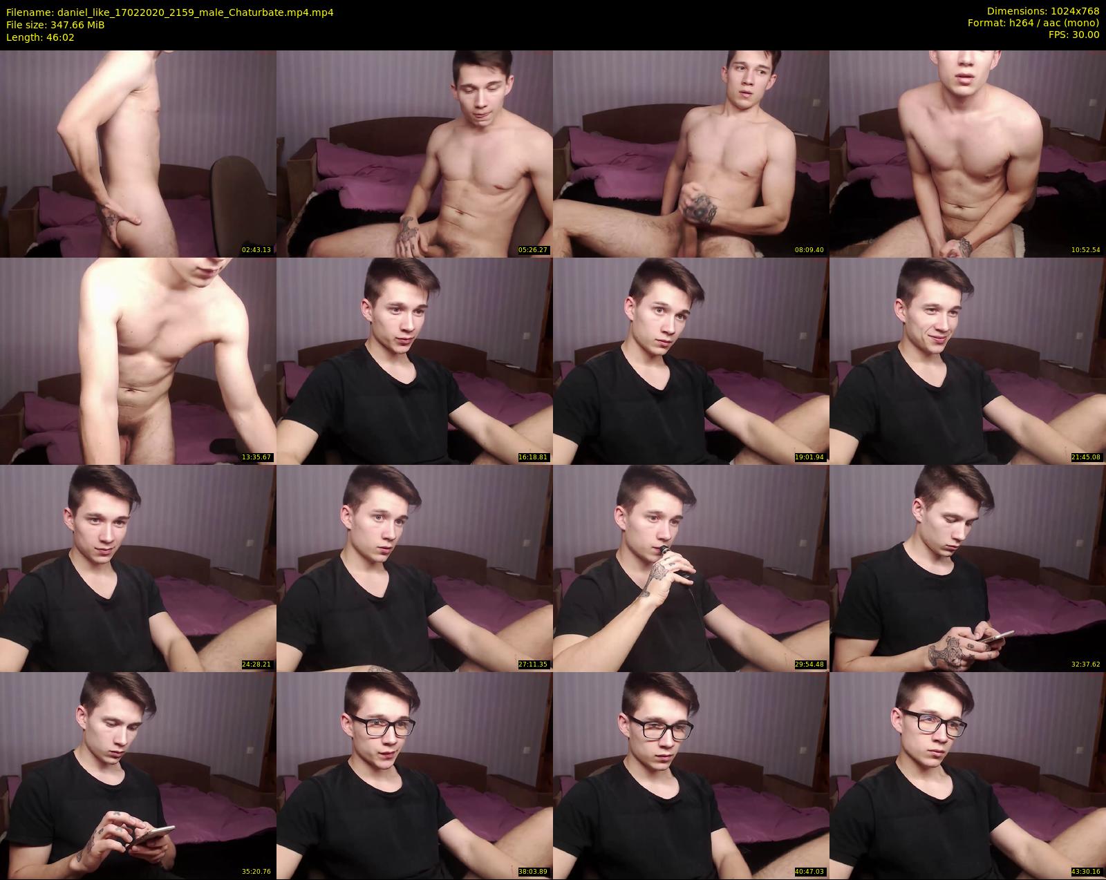 daniel_like — 47 minute Chaturbate male cam show recording, 720p, Feb 17, 2020