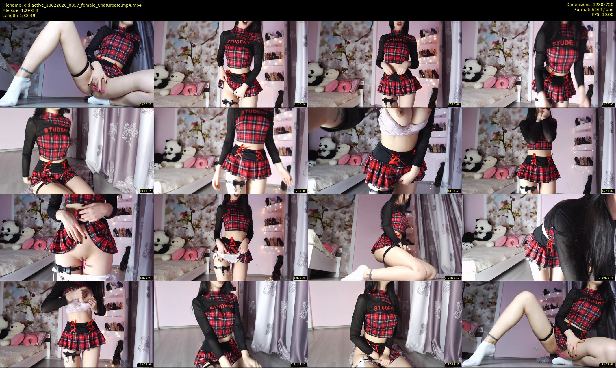 didiactive — 99 minute Chaturbate female cam show recording, 720p, Feb 18, 2020