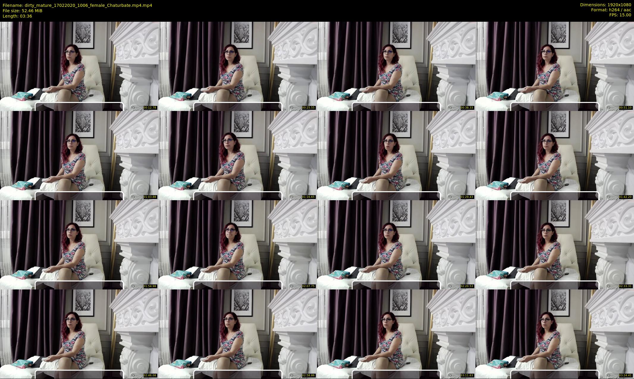 dirty_mature — 4 minute Chaturbate female cam show recording, 1080p, Feb 17, 2020