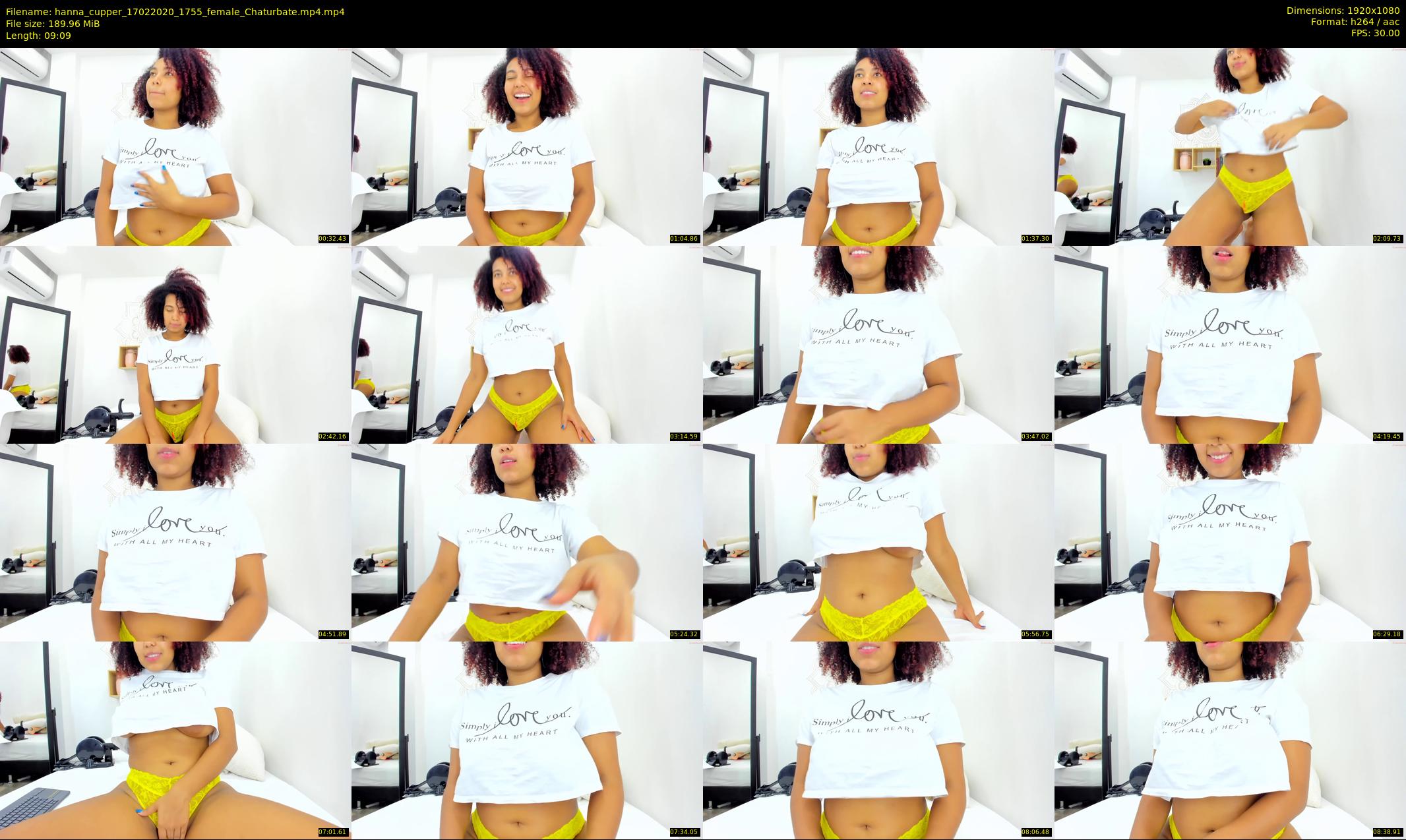 hanna_cupper — 10 minute Chaturbate female cam show recording, 1080p, Feb 17, 2020