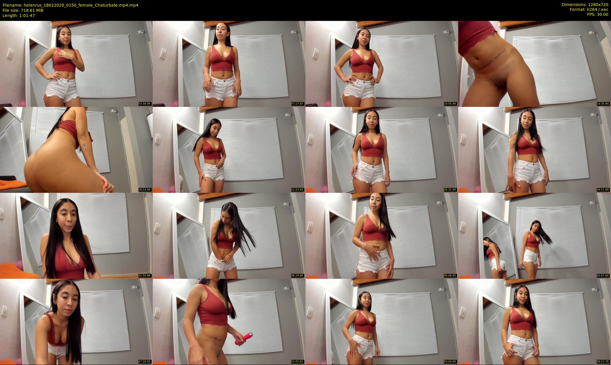 helenrus — 62 minute Chaturbate female cam show recording, 720p, Feb 18, 2020