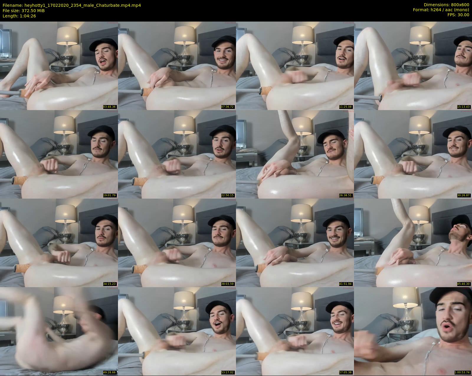 heyhotty1 — 65 minute Chaturbate male cam show recording, 480p, Feb 17, 2020