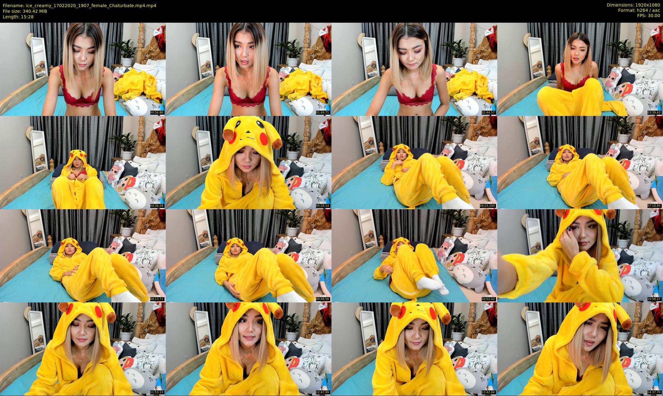 ice_creamy — 16 minute Chaturbate female cam show recording, 1080p, Feb 17, 2020