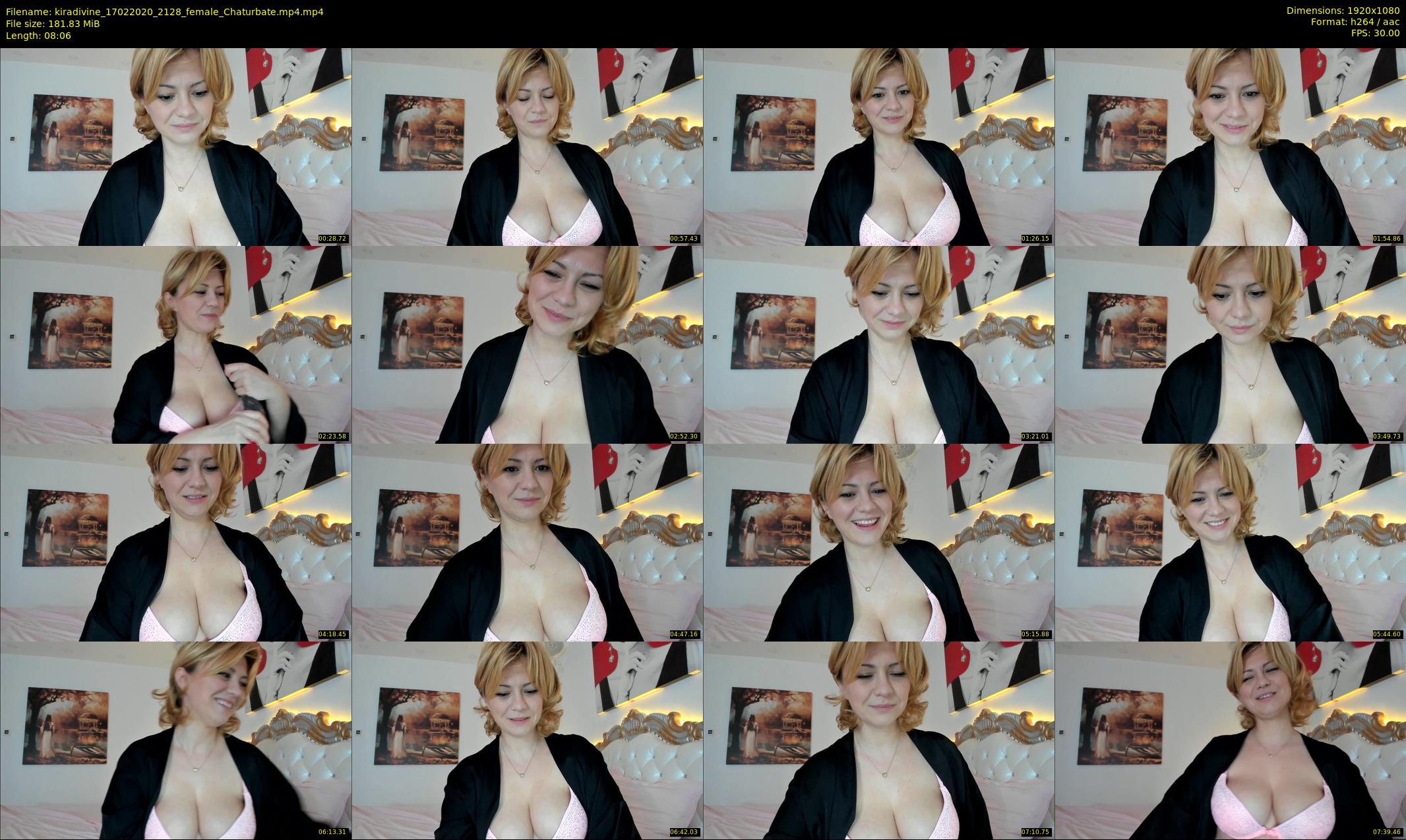 kiradivine — 9 minute Chaturbate female cam show recording, 1080p, Feb 17, 2020